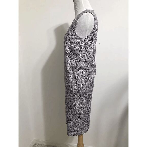 Max Mara MaxMara Asymmetrical Zip Animal Print Ruched Dress Spotted 40 Med - Picture 3 of 8